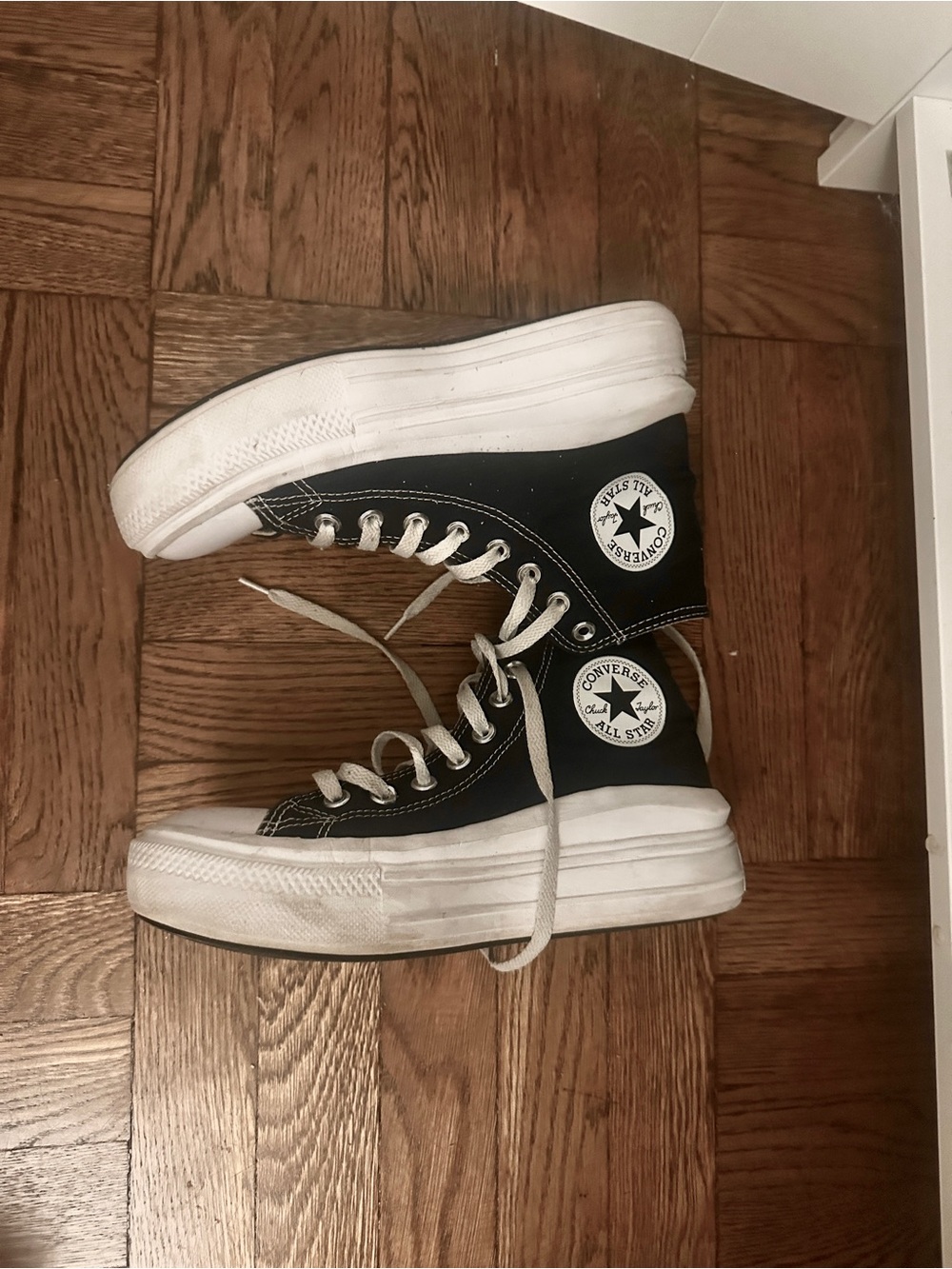 Black Platform Converse